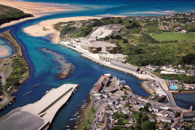 How the North Quay housing and business scheme in Hayle, Cornwall, is planned to look How the North Quay housing and business scheme in Hayle, Cornwall, is planned to look